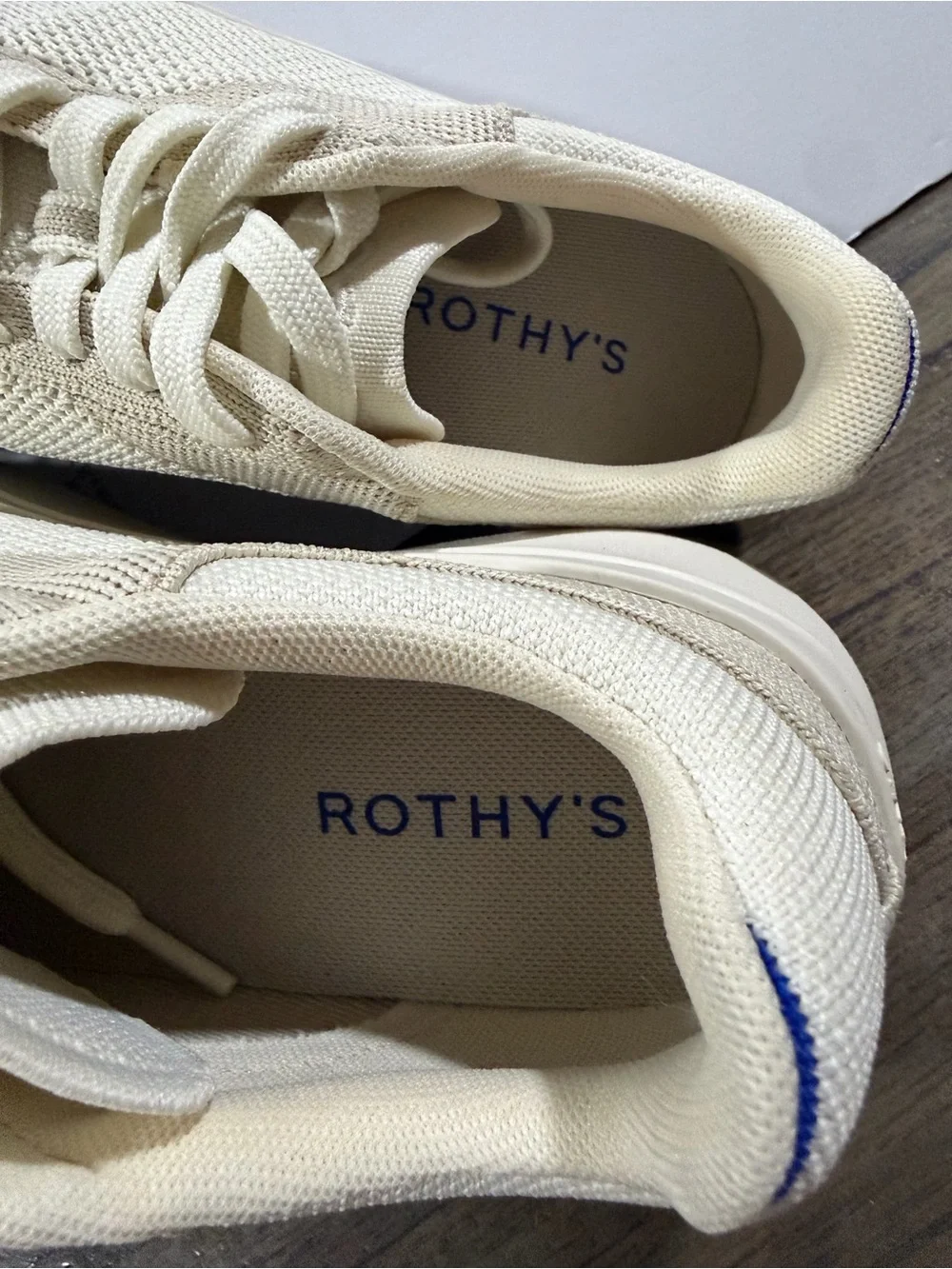 Rothy’s The Court Sand Dune Knit Sneakers Women’s Size W8